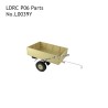LDRC P06 RC Car Parts RC Climbing Crawler Parts Trailer Yellow L0039G