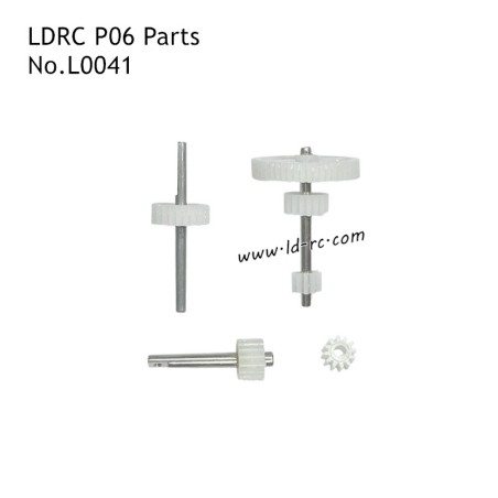 LDRC P06 RC Climbing Crawler Parts Single Speed Gearbox Complete Gears L0041