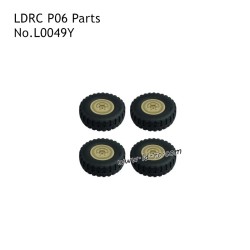 LDRC P06 RC Climbing Crawler Parts Yellow Tires L0049Y