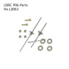 Front and Rear Axle Complete Set of Gears L0063 Parts for LDRC P06 Rock RC Crawler