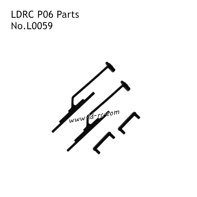 Wiper and Door Handle Kit L0059 Parts for LDRC P-06 Rock RC Crawler
