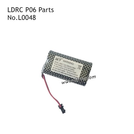 7.4V 1200AHM Battery L0048 Parts for LDRC P06 Rock RC Crawler