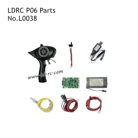 3-Channel Remote Control Kit L0038 Parts for LDRC P06 Rock RC Crawler