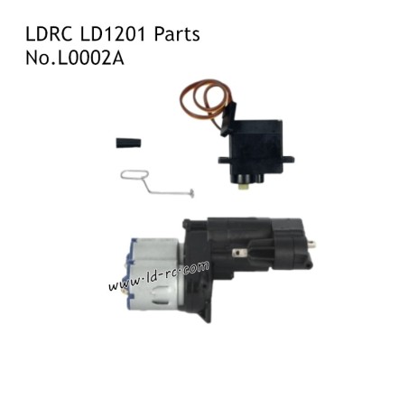 LDRC LD1201 1/12 RC Car Parts Transmission Gearbox with Metal Gear L0002A