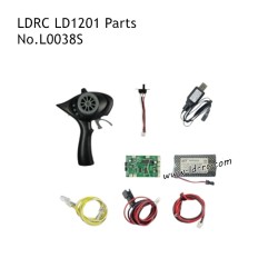 LDRC LD1201 1/12 RC Car Parts 5-Channel Remote Control Kit L0038S