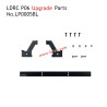 LDRC P06 1/12 RC Car Upgrade Parts Metal Rear Bumpers Black LP0005BL
