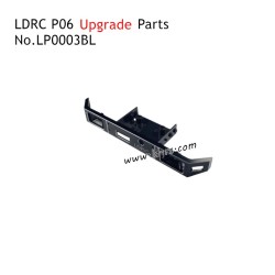 LDRC P06 1/12 RC Car Upgrade Parts Metal Front Bumper Black LP0003BL