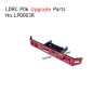 LDRC P06 1/12 RC Car Upgrade Parts Metal Front Bumper Red LP0003R