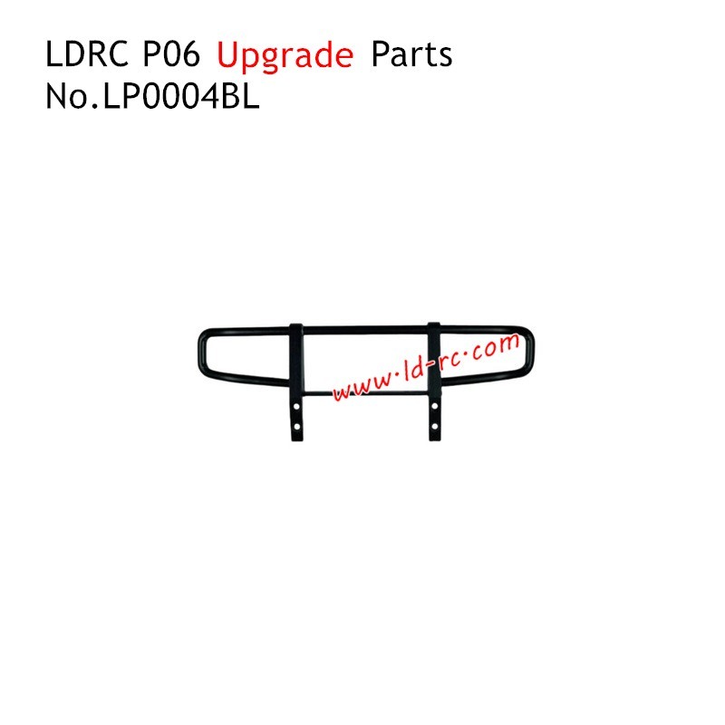LDRC P06 1/12 RC Car Upgrade Parts Metal Front Upper Bumpers LP004BL