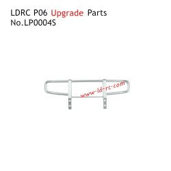 LDRC P06 1/12 RC Car Upgrade Parts Metal Front Upper Bumpers Silver LP004S