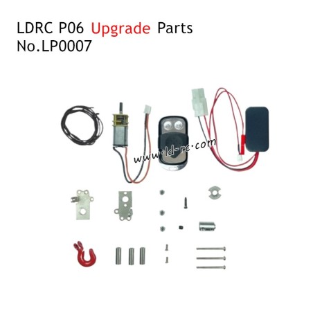 LDRC P06 1/12 Upgrade Parts Metal Winches and Remote Controls LP0007