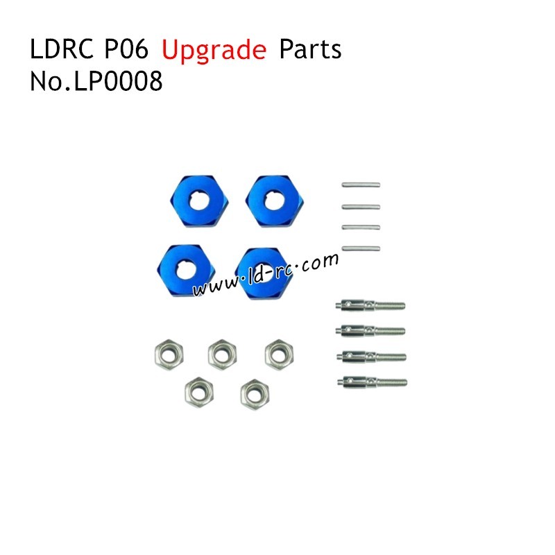 LDRC P06 1/12 Upgrade Parts 12mm Splicer LP0008
