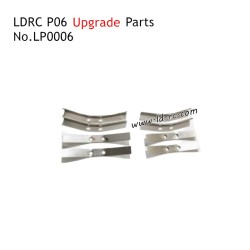 LDRC P06 Upgrade Parts Reinforced Steel Plate Silver