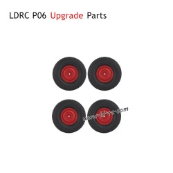 LDRC P06 Upgrade Parts Off-road Soft Tires Red
