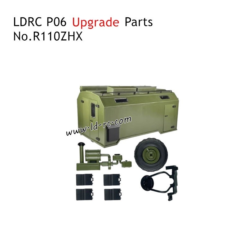 LDRC P06 Upgrade Parts Command Case Weight Green R110ZHX