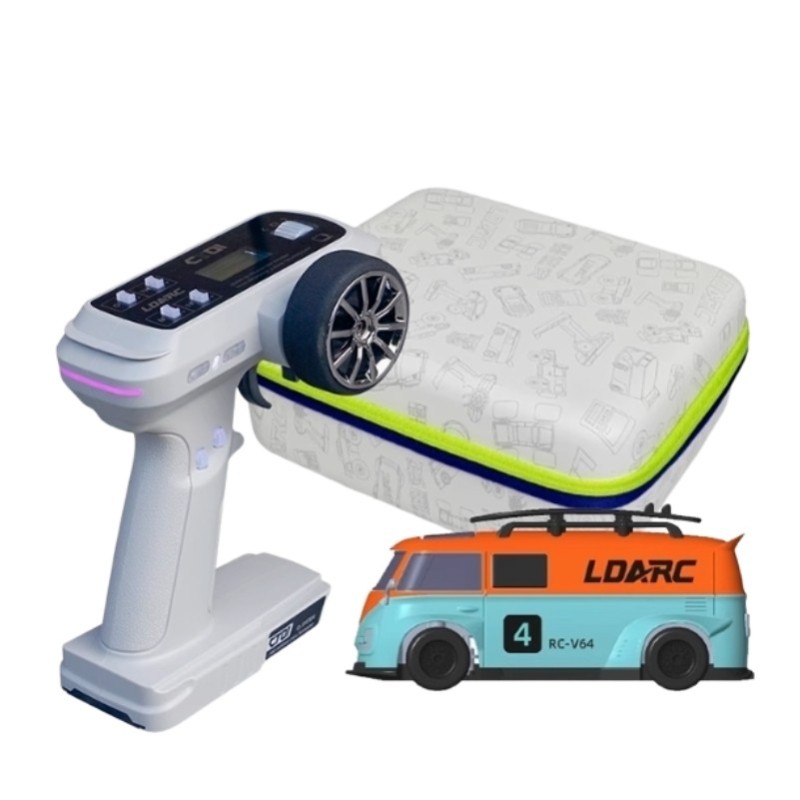 LDARC V64 Pro 1/64 High Speed Racing Mini RC Car Orange