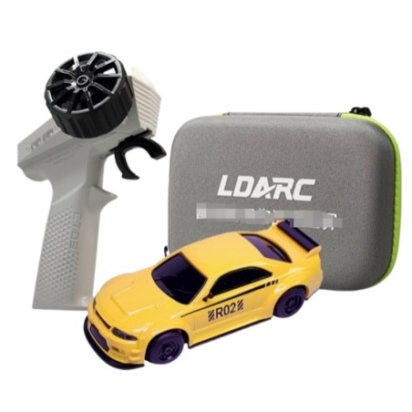 LDARC R02 1/64 Newest Mini RC Racing Car RTR Yellow