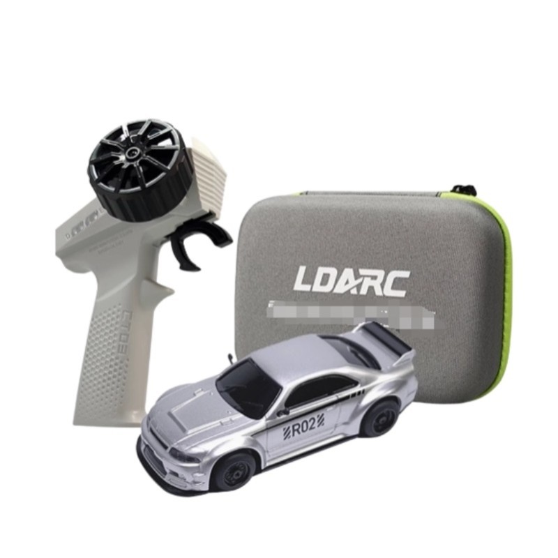 LDARC R02 1/64 Newest Mini RC Racing Car RTR Gray