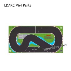 LDARC V64 RC Car Parts Large Racing Track