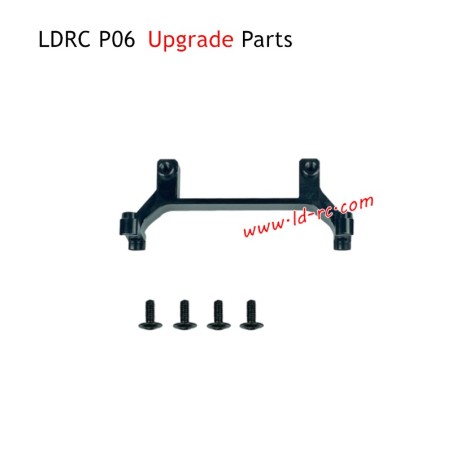 LDRC P06 Upgrade Parts Metal Bridge Rudder Bracket Black