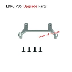 LDRC P06 Upgrade Parts Metal Bridge Rudder Bracket Silver