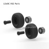 LDARC R02 RC Car Parts Front Wheel Assembly