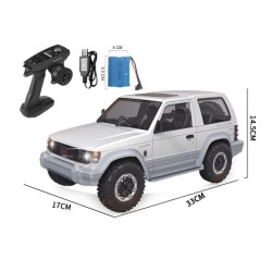 LDRC LD1297 High Speed RC Car with Dual-Speed Electronic Shift Version White