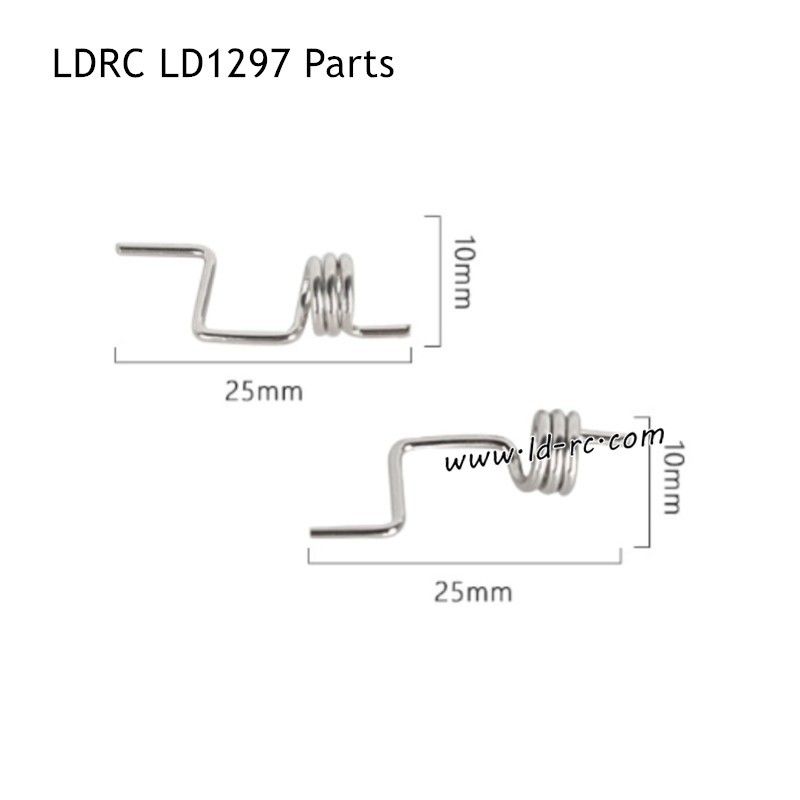 LDRC LD1297 2.4G RC Car Parts Left and Right Springs 1297-008