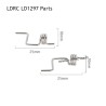 LDRC LD1297 2.4G RC Car Parts Left and Right Springs 1297-008