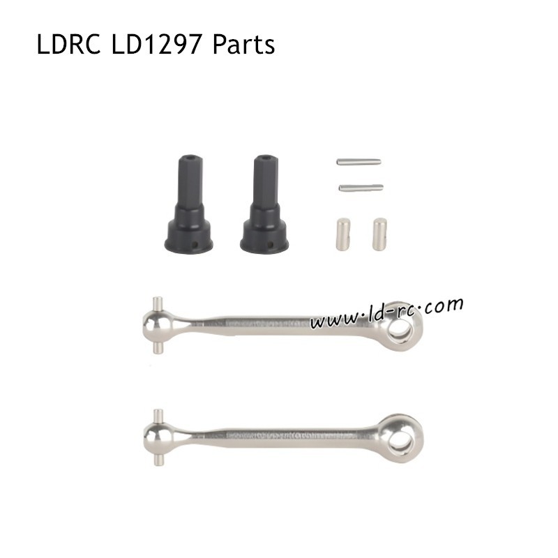 LDRC LD1297 2.4G RC Car Parts Metal Dog Bone Hex Shafts 1297-010