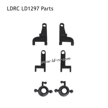 LDRC LD1297 2.4G RC Car Parts Steering Cups and Upper and Lower Swing Arms 1297-011