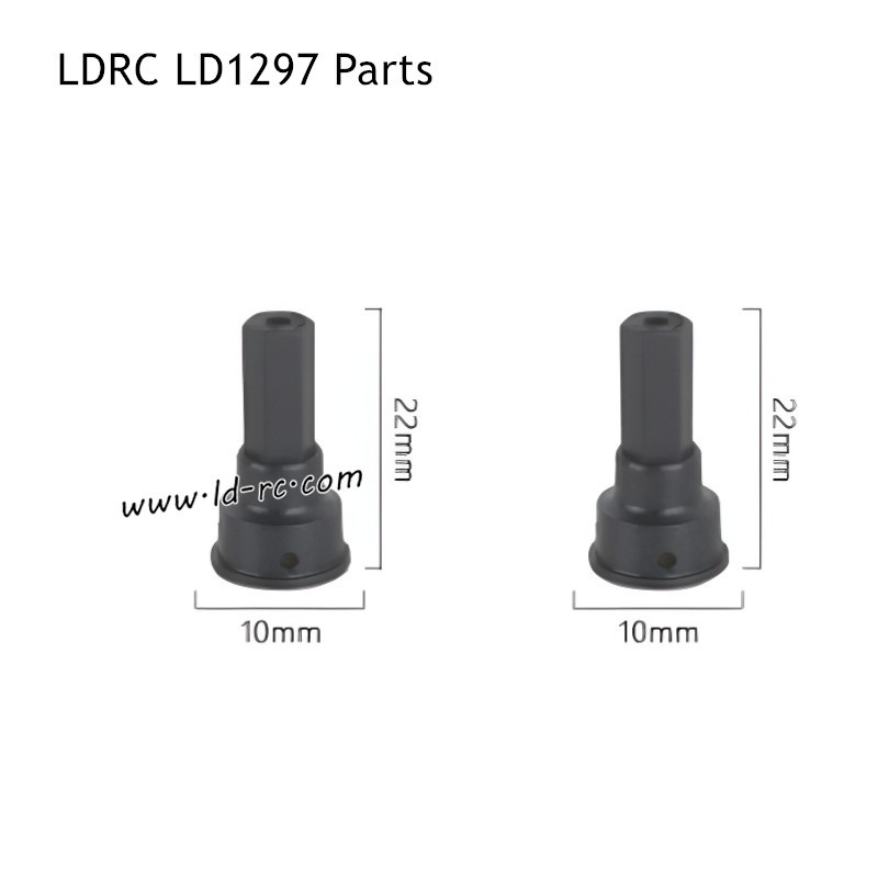 LDRC LD1297 2.4G RC Car Parts Front Wheel Adaptors 1297-022