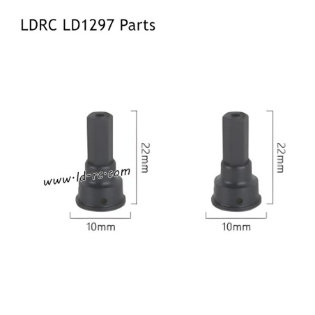 LDRC LD1297 2.4G RC Car Parts Front Wheel Adaptors 1297-022
