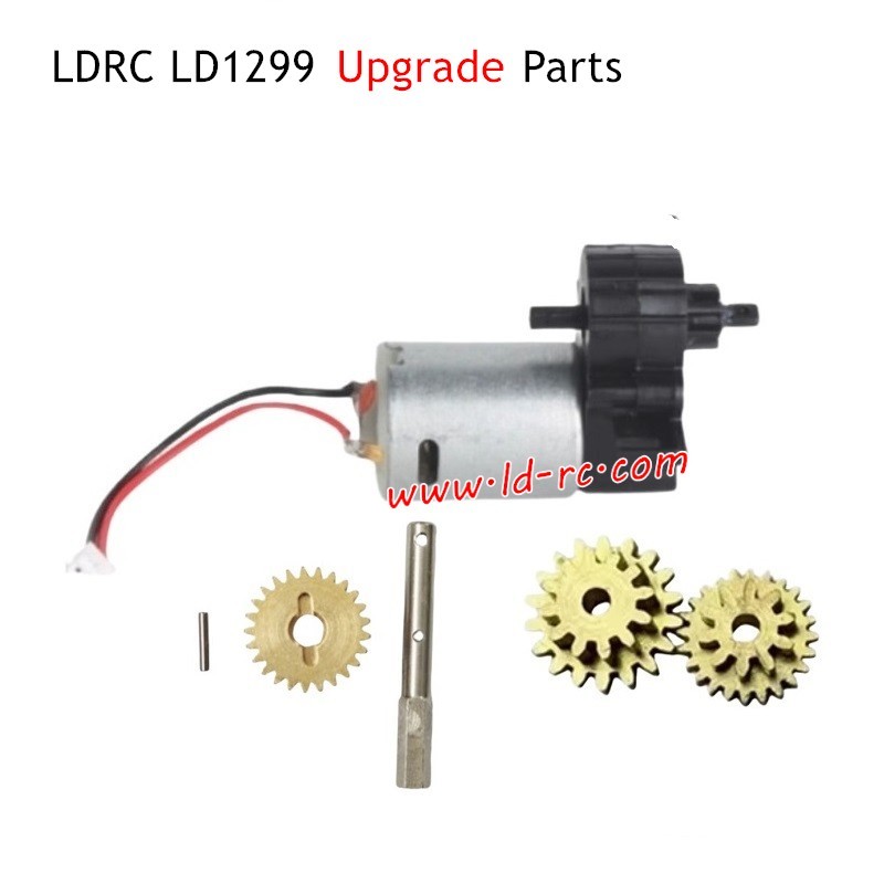 LDRC LD1299 High Speed Off-road RC Truck Upgrade Parts 370 Full Metal Gearbox