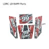 LDRC LD18499 RC Car Parts Car Shell Red