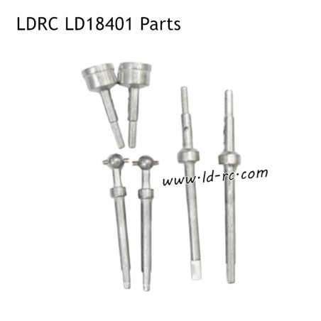 Die-cast Dog Bones and Catch Cup Parts for LDRC LD18401 Rock RC Crawler