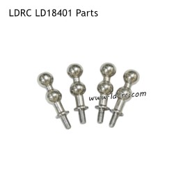 LDRC LD18401 High Speed RC Car Parts Shock Absorber Double Ball Head