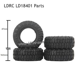 Tire Tread A Style Parts for LDRC LD18401 Rock RC Crawler