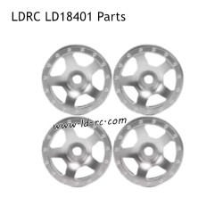 Wheels Hubs Silver Parts for LDRC LD18401 Rock RC Crawler