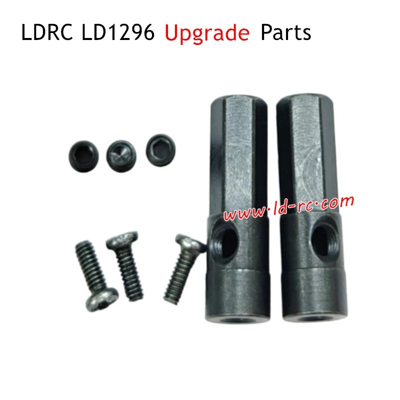 LDRC LD1296 RC Car Upgrade Parts Metal Rear Hex Shaft