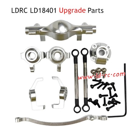 LDRC LD18401 RC Car Upgrade Parts Metal Front Axle Assembly