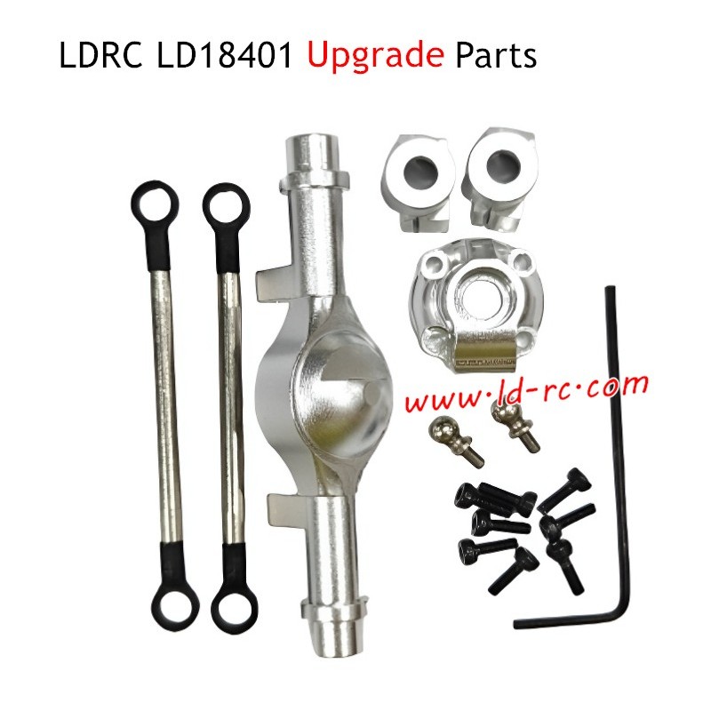 LDRC LD18401 RC Car Upgrade Parts Metal Rear Axle Kit