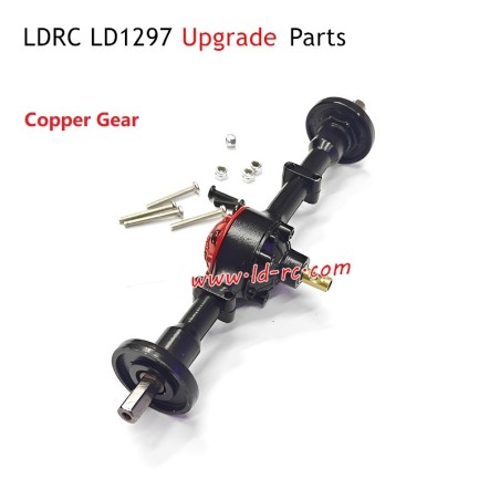 LDRC LD1297 RC Car Upgrade Parts Metal Rear Axle