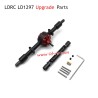 LDRC LD1297 RC Car Upgrade Parts Metal Rear Axle Black