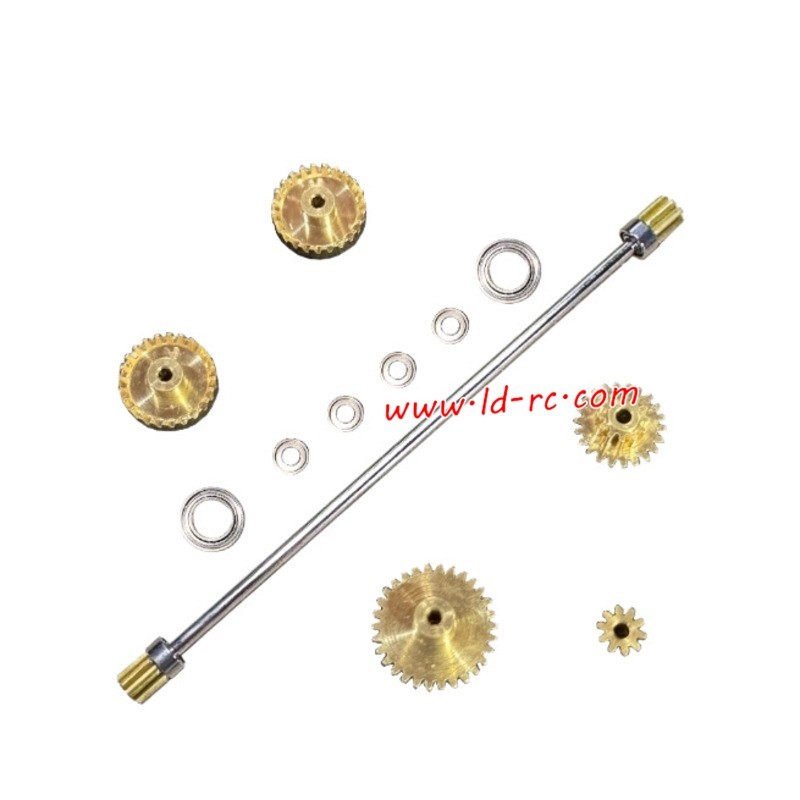 LDRC LD2801 RC Car Upgrade Parts Metal Gear and Bearings for Whole RC Car