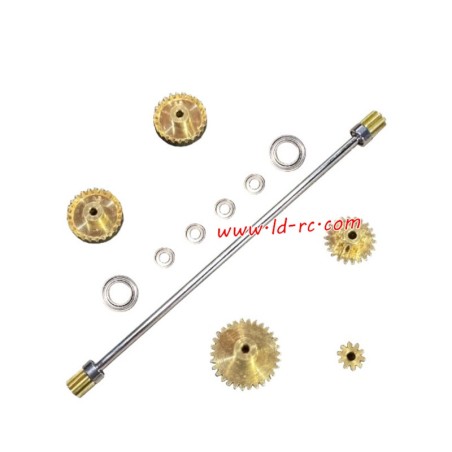 LDRC LD2801 RC Car Upgrade Parts Metal Gear and Bearings for Whole RC Car