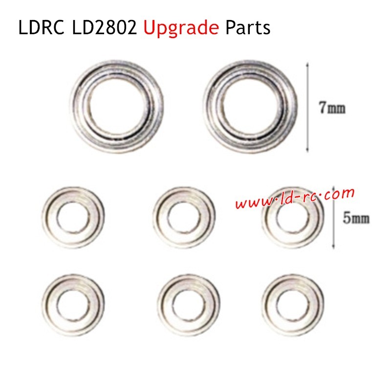 LDRC LD2802 Upgrade Parts Bearings for Whole RC Car