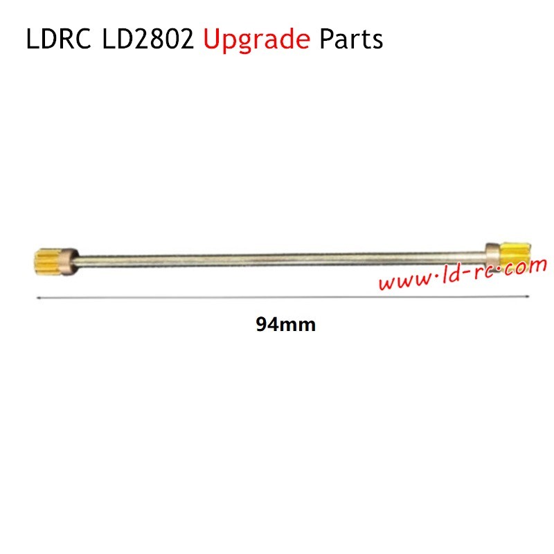 LDRC LD2802 Upgrade Parts Central Drive Shaft with Copper Gear