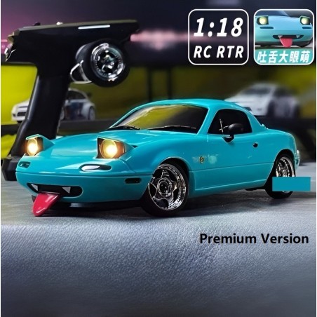 LDRC LD1804/MX5 1/18 Drift RC Car RTR Green