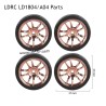 LDRC LD1804/A04 RC Car Parts A style Wheels Champange Gold